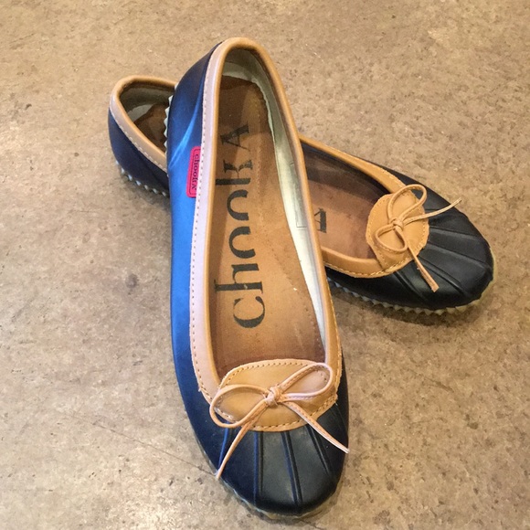 duck boot flats